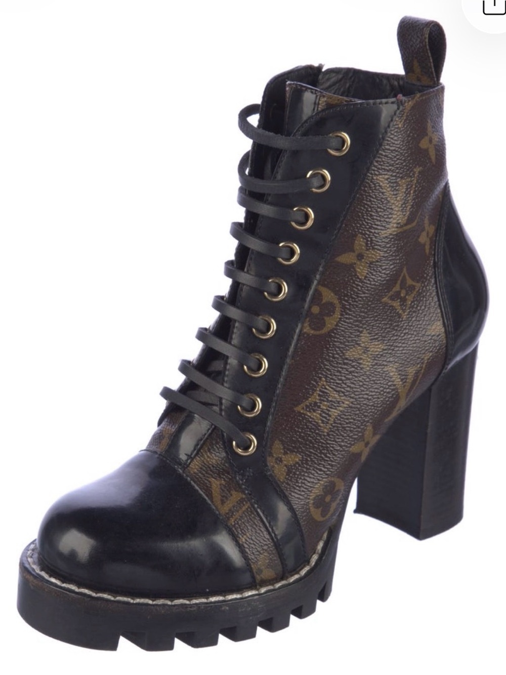 Louis Vuitton Star Trail Monogram Ankle Boots Size 37